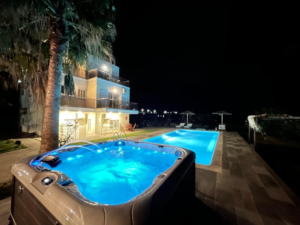 Martimi Apartments - 200M From Drapanias Beach - Pool - Hot Tub - Sauna - Bbq Κίσσαμος Εξωτερικό φωτογραφία